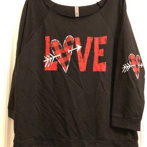 Off the shoulder Sweatshirt